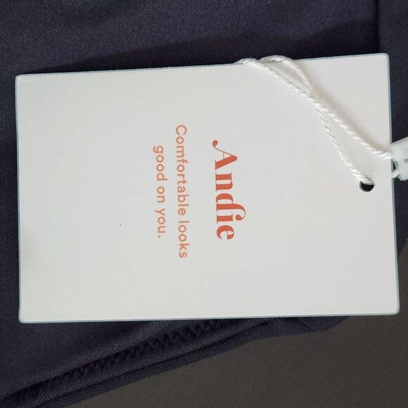 Andie Black Bikini Top Black Swim Top NWT Small Black Swimwear Andie Swim Top - Picture 9 of 11